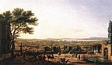 Vernet Paintings - The Town and Harbour of Toulon by Claude-Joseph Vernet